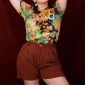 Big Bud Press Corduroy Trouser Shorts, Fudgesicle Brown, Unisex Large